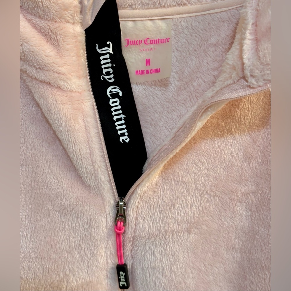Juicy Couture Pink Fleece Pullover - Picture 4 of 4
